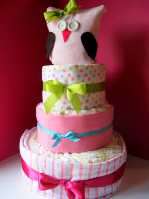 how-to-make-an-owl-diaper-cake