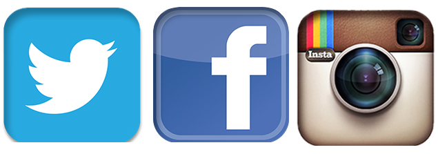 social twitter youtube fb instagram